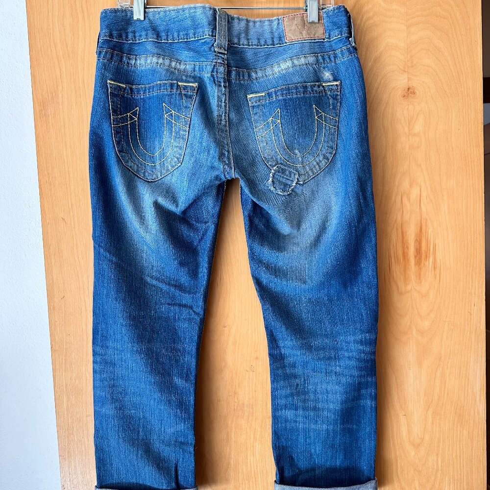 True Religion Low Rise Ripped Jeans - Picture 2 of 2